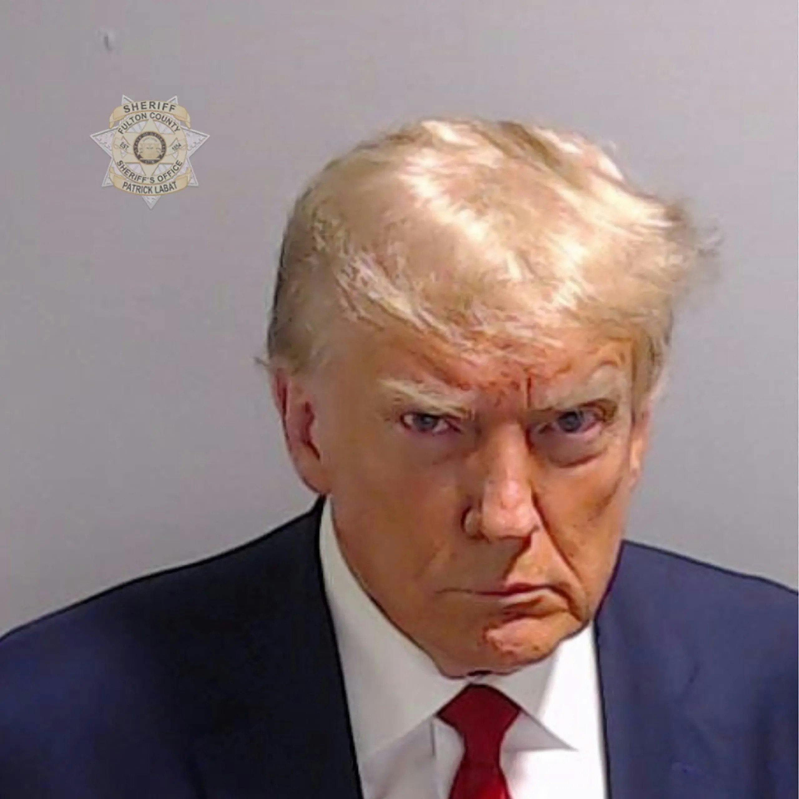President Donald Trump mugshot