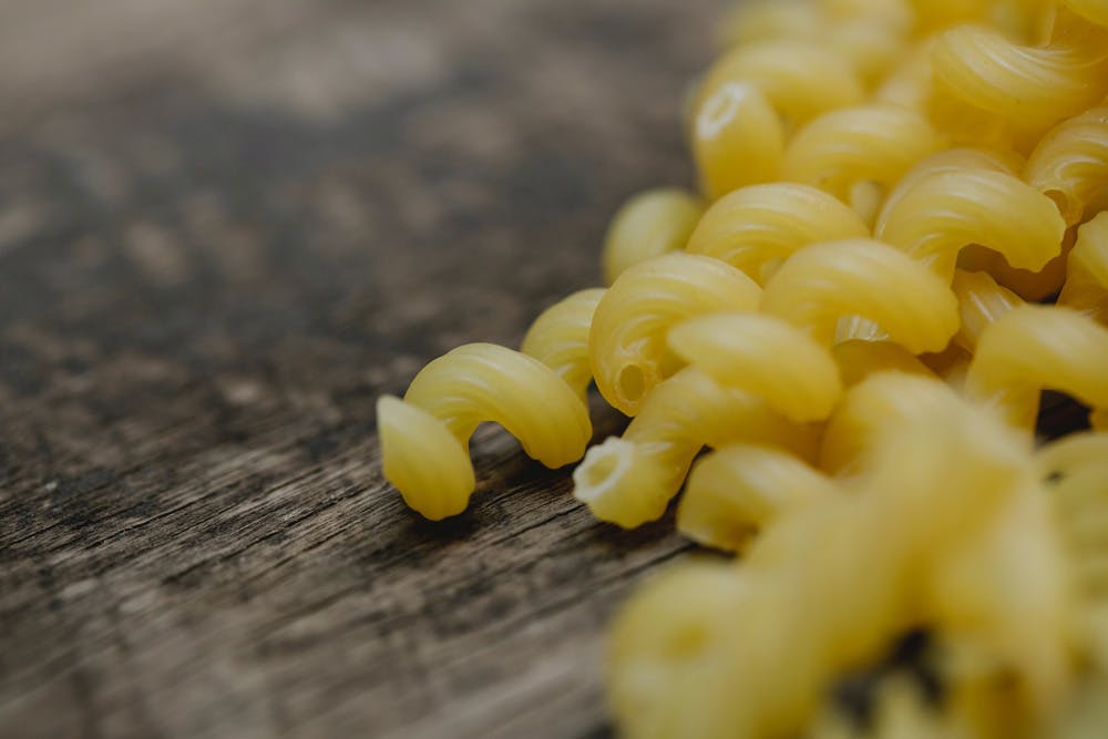 Closeup of pasta