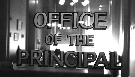 Office of the principal door